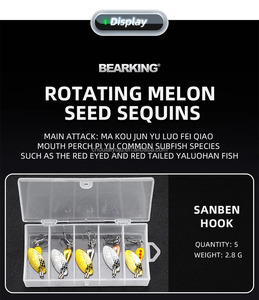 Bearking Official Store – Leurre de pêche à cuillère rigide, spinner, métal coulant, pour la pêche - Product Image 2