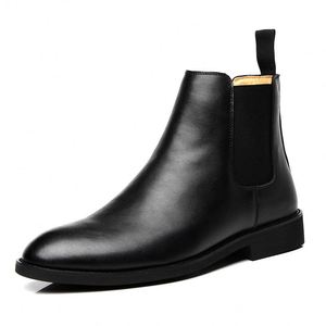 Productos para Dropshipping, Botas Chelsea de Alta Calidad, Zapatos de Cuero para Hombre, Botas de Cuero de Caña Alta para Hombre, Tallas Grandes 35-46 - Product Image 5