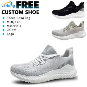 Custom Women's Retro Running Sneakers White Summer Knitted Cane Upper Casual <strong>Trainers</strong> - Product Image 1
