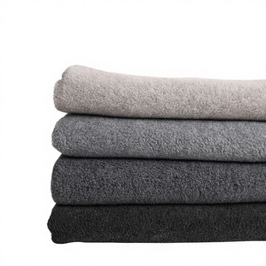 Tissu polaire épais uni <span class=keywords><strong>gris</strong></span> <span class=keywords><strong>chiné</strong></span> à fibres courtes 100 % acrylique résistant à l'abrasion pour vêtements et loungewear – En stock - Product Image 1