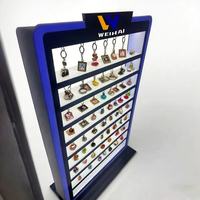 Présentoir en acrylique LED personnalisé avec lumières pour chaussures, écouteurs Bluetooth, vitrine en acrylique pour produits électroniques