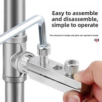 Fabricant OEM/ODM de la marque DSH - Extracteur de filetage cassé pour robinet QCQ-001 personnalisé - Outil de démontage de vanne d'angle de tuyau d'eau