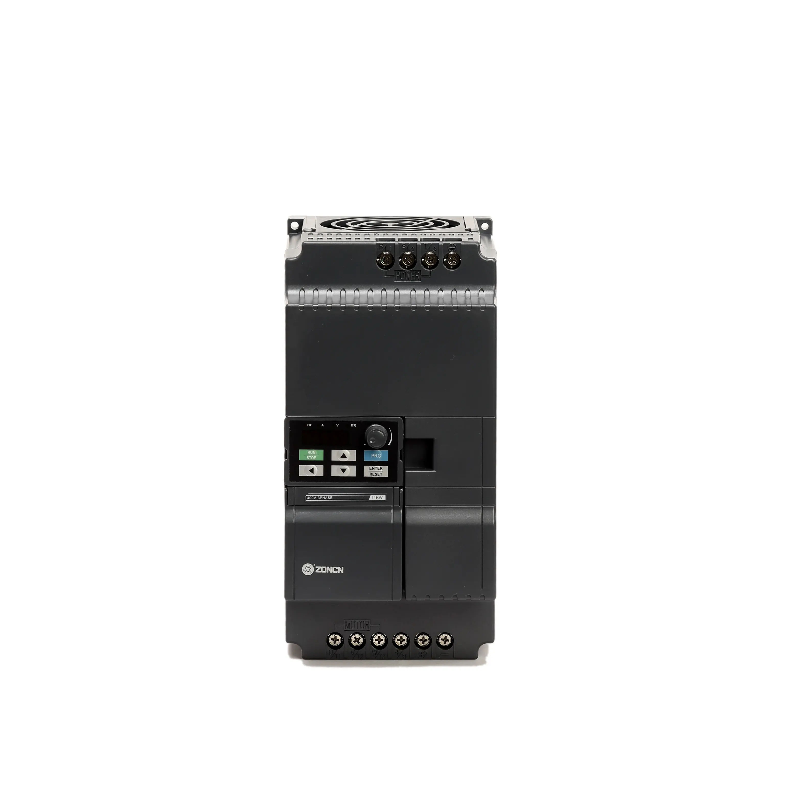 ZONCN 220v monophasé à 380v triple phase onduleur de fréquence 0,75 kw à 11kw AC contrôleur de vitesse de moteur VFD RS485/Ethercat