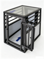 Cage de transport portable en aluminium pour chien – Vente en gros usine – Caisse de transport pour chien de haute qualité – Boîte de transport respirante et durable