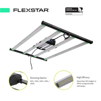 Controlador Inteligente Atenuable con Certificación DLC ETL CE, Tubo de Luz LED para Cultivo de 430W 2X4, Samsung 2 Pies
