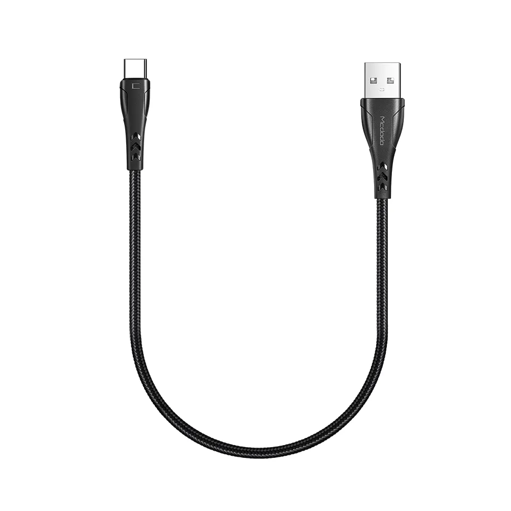 Exclusive for E-commerce Bag Pack 0.2M In-car Short Nylon USB C Cable Cell Phone Cables Type C QC4.0 3.0 Fast Charger Date Cable