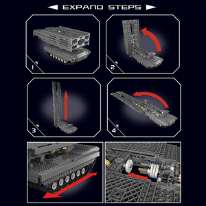 Moule King 20029 1759PCS <span class=keywords><strong>Militaire</strong></span> Série Pont Érection Véhicule Bloc de Construction Modèle Technique Jouet Éducatif Festival Cadeau - Product Image 4