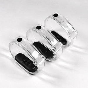 LAIHE Correa de <span class=keywords><strong>Reloj</strong></span> de Silicona de Goma Suave y Transparente, Correa Impermeable para <span class=keywords><strong>Reloj</strong></span> Inteligente <span class=keywords><strong>Mi</strong></span>, Accesorios - Product Image 2