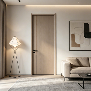 Puerta de Madera de Lujo Aclamada por la Crítica, Económica, Moderna y Minimalista para Dormitorio o Cocina - Product Image 1