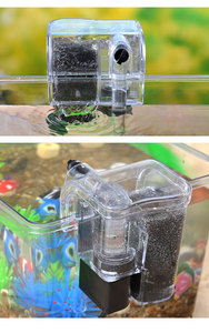 Mini Hang-on Back Aquariumfilter Watervaldesign Externe Filter voor filtratie, beluchting en watercirculatie in aquariums - Product Image 6