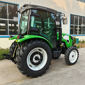 Mini Tractores con Cabina, Tractor de Ruedas de 80HP 100HP, Máquina Compacta 4x4 para Agricultura, Granja, Huerto y Jardín - Product Image 3
