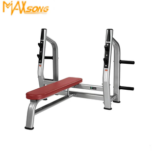 Banc de musculation plat commercial Maxsong YL008 : Banc de musculation robuste pour les salles de sport professionnelles - Product Image 1