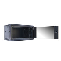Baie de serveur informatique 16U de taille personnalisable, montable au mur, en acier SPCC 19 pouces, en kit (norme IEC297-2)