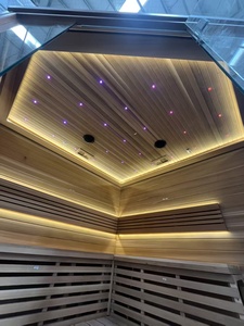 <span class=keywords><strong>Sauna</strong></span> Eléctrica Infrarroja de Diseño Moderno con Madera de Hemlock Sólida para Recuperación de Salud <span class=keywords><strong>en</strong></span> Interiores y Terapia de Iones de Oxígeno para el Cuidado Corporal - Product Image 4