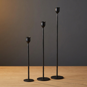 Portavelas Minimalista de Hierro Hecho a Mano, Duradero, Decoración para el Hogar, Mesa de Comedor, Sala de Estar, Navidad, Bodas, Fiestas - Product Image 3