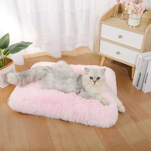 Vier Jahreszeiten Winter verdickt warmes Plüsch Hunde bett Atmungsaktive Katze Hundehütte Matte PP Tier Haustier liefert festes Tuch Bequem - Product Image 3