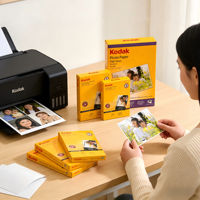 Papier photo jet d'encre RC haute brillance A4 imperméable, papier d'impression couleur professionnel pour studio photo, vente en gros