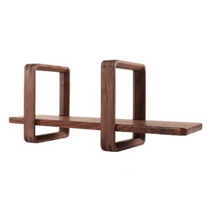<b>Walnut</b> Wood Bookshelf <b>Desk</b> Organizer With Pen Holder For <b>Office</b> Or Study Use - Product Image 5