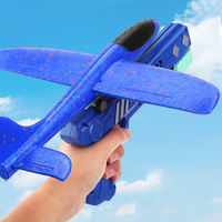 Lancer un avion en mousse avec lanceur d'avion Pistolet de tir à éjection en un clic