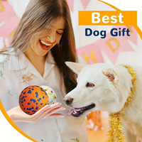Jouet à mâcher indestructible pour chien Playpal, durable, robuste, sûr, adapté à toutes les races, flottant et très élastique, parfait pour les jeux de rapport.