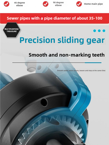Pin Lithium xách tay điện cống <span class=keywords><strong>s</strong></span>ạch hơn makitas cho nhà bếp phòng tắm cống <span class=keywords><strong>s</strong></span>àn hộ gia đình làm tắc nghẽn Remover Công cụ thể loại - Product Image 4