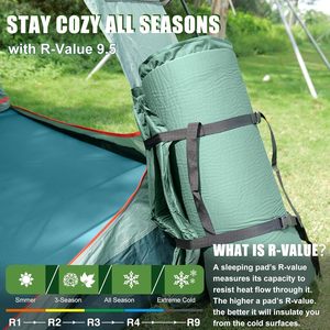 Anto sang trọng ngoài trời cắm trại <span class=keywords><strong>Inflatable</strong></span> Sofa giường 2 chỗ ngồi lớn đệm không khí với bơm <span class=keywords><strong>PVC</strong></span> có thể gập lại sang trọng nệm chống ẩm - Product Image 4