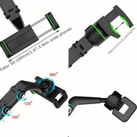Support universel pour téléphone portable à clipser sur rétroviseur de voiture pour enregistrement vidéo en vue à la troisième personne et enregistreur de conduite
