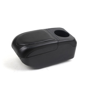 Vtear elegante ABS para Suzuki <span class=keywords><strong>Baleno</strong></span> 2015-2020 caja de reposabrazos de coche de cuero portavasos USB frontal con accesorio Interior - Product Image 2
