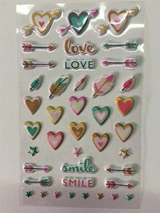 สมุดสติกเกอร์ของขวัญการ์ตูนตกแต่งแบบโปรโมชั่น สติกเกอร์กระดาษนูน 3 มิติ กันน้ำ สำหรับคริสต์มาส - Product Image 6