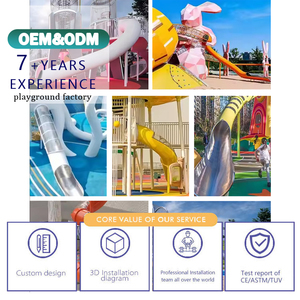 ANSI/svia Modular trẻ em sân chơi ngoài trời thiết bị thép trượt cho trẻ em trong sân chơi thiết lập - Product Image 4