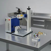 Laser de machine de marquage de noircissement d'alumine MOPA pour la gravure de couleur d'alliage prend en charge les formats DXF PLT BMP AI