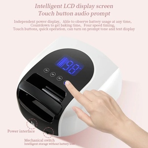 Cordless LED Light Dryer for Gel Polish Nail Art 2026 New Arrival Professional 96W Rechargeable UV Nail <b>Lamp</b> - Product Image 4