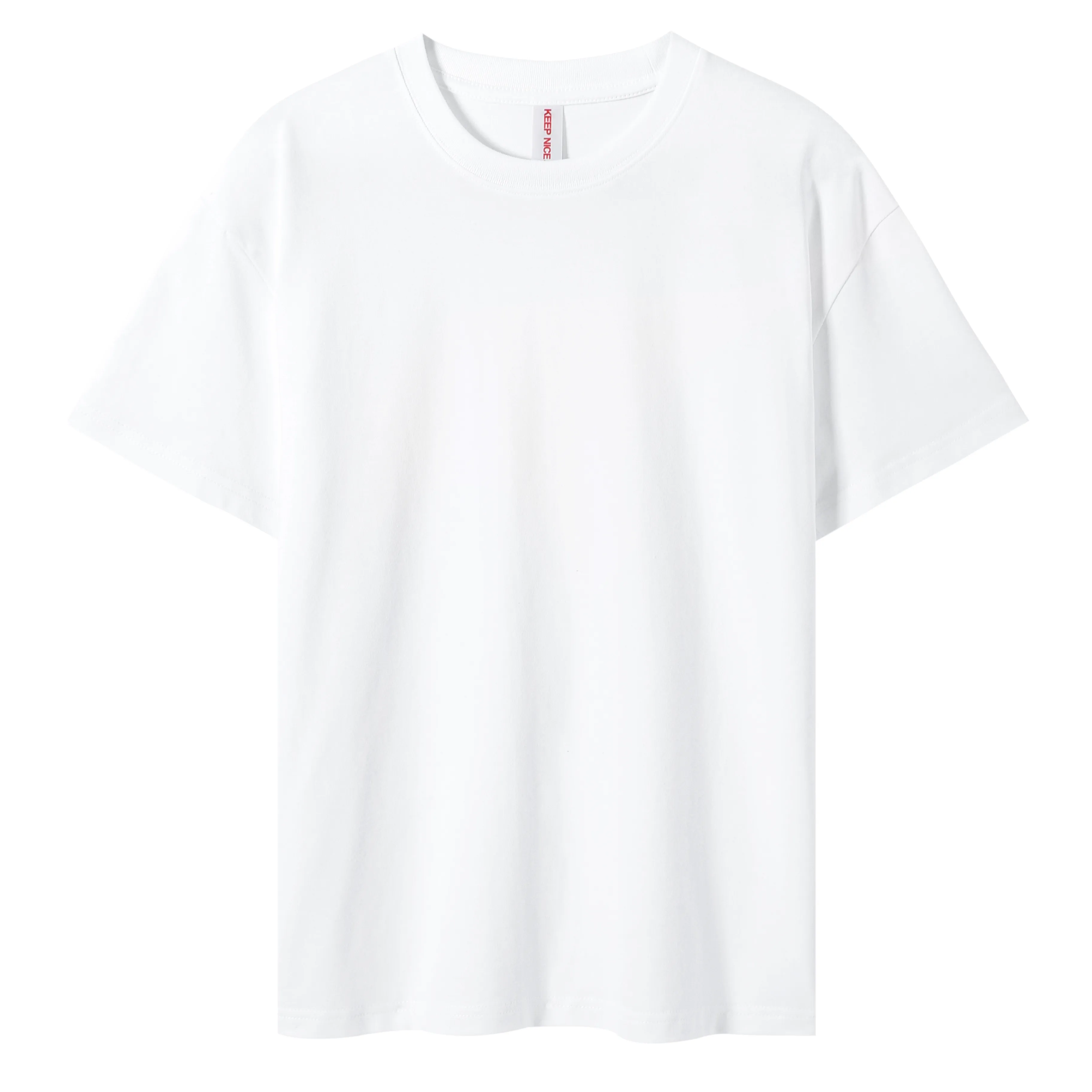 En gros OEM blanc T-shirt impression personnalisée logo design 100% coton plaine mens sport t-shirts tshirt surdimensionné lourd t chemise