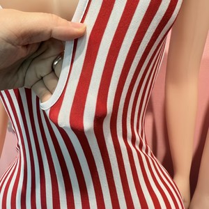 Abbigliamento Estivo Donna 2026: Body Sexy con Stampa <span class=keywords><strong>a</strong></span> <span class=keywords><strong>Righe</strong></span>, <span class=keywords><strong>Tuta</strong></span> Intera Senza Schienale, Abbigliamento Casual Streetwear, Jumpsuit Aderente - Product Image 5