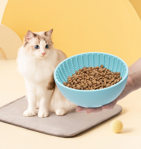 ชามซิลิโคนสำหรับสัตว์เลี้ยงแบบ OEM ODM ชามให้อาหารสุนัขแบบชะลอการกิน - Product Image 1