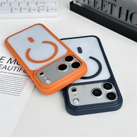 Funda Magnética Transparente de PC de Lujo Premium, Protección a Prueba de Golpes para 13 14 15 16 17 18 Pro Max, Suministro de Fábrica