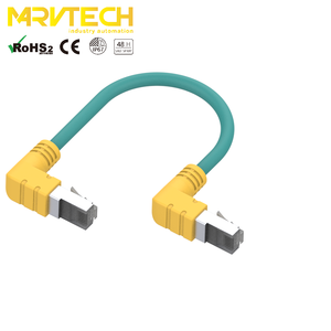 MARVTECH ขั้วต่อสายเคเบิลอีเธอร์เน็ต CAT6 RJ45 แบบสองด้าน ขั้วต่อมาตรฐาน 4 พิน แบบตัวผู้ - Product Image 3