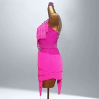 Ensembles de costumes de danse latine pour femmes adultes, en polyester, en stock en Chine