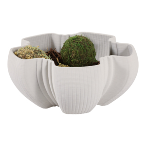 Ciotola Decorativa Stampata in 3D, Centrotavola Moderno Ondulato Scultoreo, Decorazione d'Accento per la Casa, Ornamento per Tavolino da Caffè - Product Image 2
