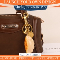 Figurine de sac à main, Vente en gros à faible MOQ, Conception personnalisée pour la décoration de sacs à main, Attache de porte-clés, Breloque de sac, Embellissement appliqué