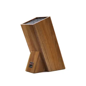 Natural and Environmental Protection Square Knife Holder Knife Block Knife Storage with PP Straw