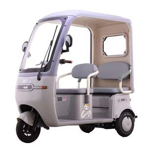 Triciclo Eléctrico Abierto de 3 Plazas para <span class=keywords><strong>Adultos</strong></span> con Luces LED - Product Image 5