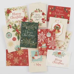 友人、家族、大切な人へのクリスマスビジネスカード - アート紙デジタル印刷 - Product Image 4