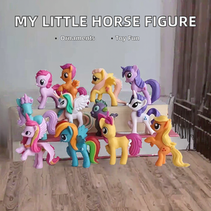 Figurine Mascotte PVC MY LITTLE Année du Cheval, Modèle Baoli Mignon, Décoration, Jouet Boîte Mystère, Zodiaque, Petit Cadeau, Échelle 1/12 - Product Image 2