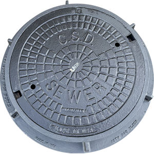 도로 제품의 설치 및 유지관리가 용이 한 원형 연성 철 맨홀 커버 - Product Image 2