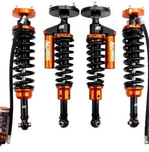 Nouvel ensemble d'amortisseurs à compression électronique et rebond réglable pour Land Rover Discovery 4, amortisseurs à gaz, Agshocks, noir et orange - Product Image 2