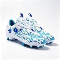 Chaussures de football pour enfants, crampons en caoutchouc, tige synthétique, doublure en coton, chaussures d'entraînement pour l'école primaire
