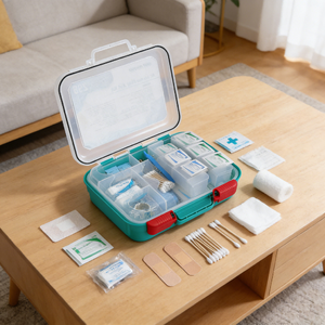 Kit Médico <span class=keywords><strong>de</strong></span> Emergencia Impermeable <span class=keywords><strong>de</strong></span> 296 Piezas con Certificación CE para Hogar, <span class=keywords><strong>Auto</strong></span>, Viajes, Camping, Camioneta, Senderismo, Deportes, Oficina, Vehículo y Actividades al Aire Libre - Product Image 1