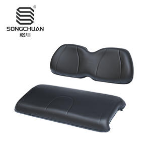 CIUBCAR Siège de golf noir à texture gaufrée, base en bois, dossier gainé de plastique, du fabricant d'origine, modèle Pioneer - Product Image 5