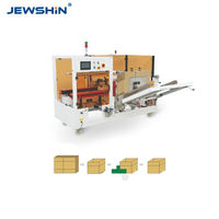 Machine automatique pneumatique de formage de cartons pour la pose de fonds de boîtes en carton ondulé et la ligne d'emballage avec scellage par ruban adhésif